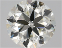 Natural Diamond 1.42 Carats, Round with Excellent Cut, K Color, VS2 Clarity and Certified by GIA
