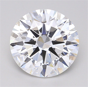Picture of Lab Grown Diamond 7.01 Carats, Round with Ideal Cut, E Color, VVS2 Clarity and Certified by IGI