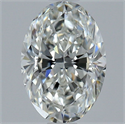 Diamante Natural 1.00 quilates, Ovalado , Color H, claridad SI1 y certificado GIA