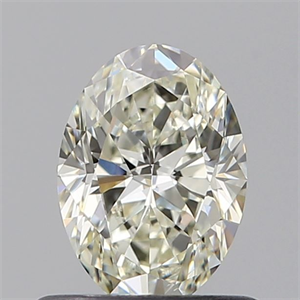 Foto Diamante Natural 0.60 quilates, Ovalado , Color K, claridad SI1 y certificado GIA de