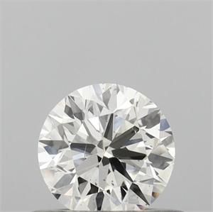 Picture of Natural Diamond 0.40 Carats, Round with Excellent Cut, I Color, SI1 Clarity and Certified by IGI