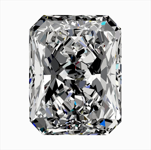 Foto Diamante Natural 0.50 quilates, Radiante , Color F, claridad SI1 y certificado GIA de