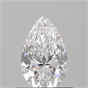 Natural Diamond 0.53 Carats, Pear with  Cut, E Color, VVS1 Clarity and Certified by GIA