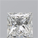 Natural Diamond 1.02 Carats, Princess with  Cut, J Color, VVS1 Clarity and Certified by GIA