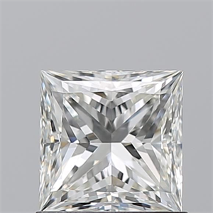 Picture of Natural Diamond 1.02 Carats, Princess with  Cut, J Color, VVS1 Clarity and Certified by GIA