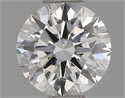 Natural Diamond 0.42 Carats, Round with Excellent Cut, D Color, SI1 Clarity and Certified by GIA