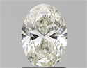 Natural Diamond 1.30 Carats, Oval with  Cut, K Color, VVS1 Clarity and Certified by GIA