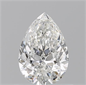 Diamante Natural 0.56 quilates, De pera , Color F, claridad VS2 y certificado GIA