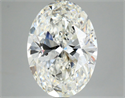 Diamante Natural 3.05 quilates, Ovalado , Color G, claridad SI1 y certificado GIA