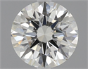 Natural Diamond 0.93 Carats, Round with Excellent Cut, H Color, SI2 Clarity and Certified by IGI