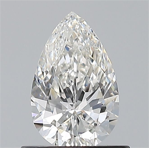 Picture of Natural Diamond 0.60 Carats, Pear with  Cut, G Color, VVS2 Clarity and Certified by GIA