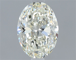 Picture of Natural Diamond 0.70 Carats, Oval with  Cut, J Color, VVS1 Clarity and Certified by GIA
