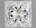 Natural Diamond 0.40 Carats, Princess with  Cut, G Color, VS1 Clarity and Certified by GIA