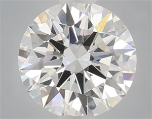 Picture of Lab Grown Diamond 1.04 Carats, Round with Excellent Cut, E Color, VVS2 Clarity and Certified by IGI