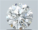 Natural Diamond 0.72 Carats, Round with Excellent Cut, J Color, VVS1 Clarity and Certified by GIA