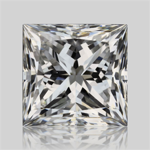 Picture of Natural Diamond 0.81 Carats, Princess with  Cut, F Color, VVS1 Clarity and Certified by GIA