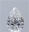 Natural Diamond 0.72 Carats, Pear with  Cut, E Color, SI1 Clarity and Certified by GIA
