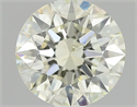 Natural Diamond 1.01 Carats, Round with Excellent Cut, N Color, SI2 Clarity and Certified by IGI