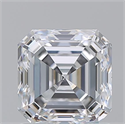 Diamante Natural 1.50 quilates, Asscher , Color D, claridad VVS2 y certificado GIA