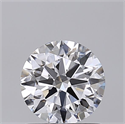 Lab Grown Diamond 1.02 Carats, Round with Ideal Cut, D Color, VVS2 Clarity and Certified by IGI