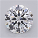 Del inventario de diamantes de laboratorio, 2.01 quilates, Redondo , Color D, claridad VS2 y certificado IGI