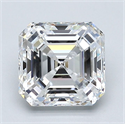 Diamante Natural 2.09 quilates, Asscher , Color D, claridad VVS2 y certificado GIA