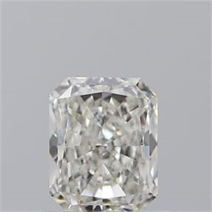 Picture of Natural Diamond 0.82 Carats, Radiant with  Cut, H Color, IF Clarity and Certified by GIA