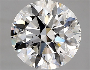 Picture of Natural Diamond 2.54 Carats, Round with Excellent Cut, G Color, SI1 Clarity and Certified by GIA