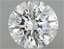 Natural Diamond 0.70 Carats, Round with Excellent Cut, F Color, I1 Clarity and Certified by GIA