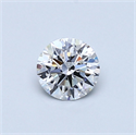 Diamante Natural 0.44 quilates, Redondo , Color D, claridad SI2 y certificado GIA