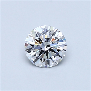Foto Diamante Natural 0.44 quilates, Redondo , Color D, claridad SI2 y certificado GIA de
