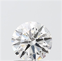 Lab Grown Diamond 1.04 Carats, Round with Ideal Cut, F Color, VVS2 Clarity and Certified by IGI