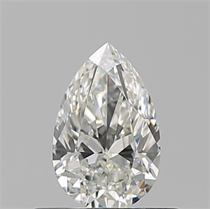 Picture of Natural Diamond 0.51 Carats, Pear with  Cut, H Color, VVS1 Clarity and Certified by GIA