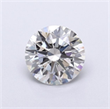 Lab Grown Diamond 1.26 Carats, Round with Ideal Cut, F Color, VVS2 Clarity and Certified by IGI