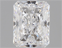 Natural Diamond 1.01 Carats, Radiant with  Cut, D Color, SI1 Clarity and Certified by GIA