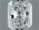 Natural Diamond 1.00 Carats, Radiant with  Cut, G Color, SI2 Clarity and Certified by GIA