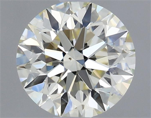 Foto Diamante Natural 0.61 quilates, Redondo , Color N, claridad SI1 y certificado GIA de