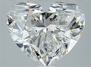 Picture of Natural Diamond 3.01 Carats, Heart with  Cut, F Color, SI1 Clarity and Certified by GIA