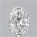 Natural Diamond 1.01 Carats, Oval with  Cut, F Color, VS2 Clarity and Certified by GIA