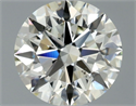 Natural Diamond 0.80 Carats, Round with Excellent Cut, K Color, SI1 Clarity and Certified by GIA