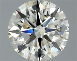Picture of Natural Diamond 0.80 Carats, Round with Excellent Cut, K Color, SI1 Clarity and Certified by GIA