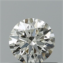 Natural Diamond 0.40 Carats, Round with Excellent Cut, H Color, VVS1 Clarity and Certified by IGI