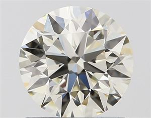Picture of Natural Diamond 1.09 Carats, Round with Excellent Cut, J Color, VS2 Clarity and Certified by IGI