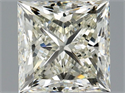 Natural Diamond 1.30 Carats, Princess with  Cut, K Color, VVS2 Clarity and Certified by GIA