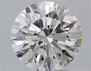 Picture of Natural Diamond 2.51 Carats, Round with Excellent Cut, D Color, VVS2 Clarity and Certified by GIA