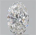Diamante Natural 0.70 quilates, Ovalado , Color F, claridad VVS1 y certificado GIA