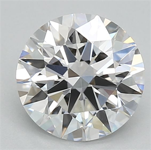 Picture of Lab Grown Diamond 1.04 Carats, Round with Ideal Cut, D Color, VVS2 Clarity and Certified by IGI