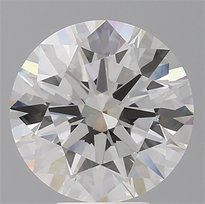 Picture of Lab Grown Diamond 6.10 Carats, Round with Ideal Cut, E Color, VVS2 Clarity and Certified by IGI