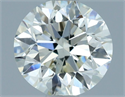 Natural Diamond 0.90 Carats, Round with Very Good Cut, J Color, SI1 Clarity and Certified by IGI