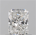 Natural Diamond 0.50 Carats, Radiant with  Cut, G Color, IF Clarity and Certified by GIA